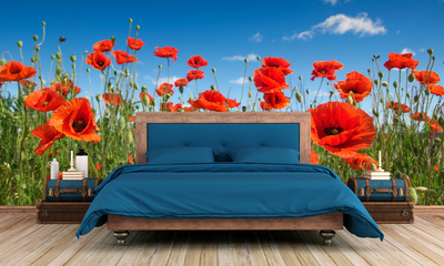 Fotobehang bloemen wanddecoratie