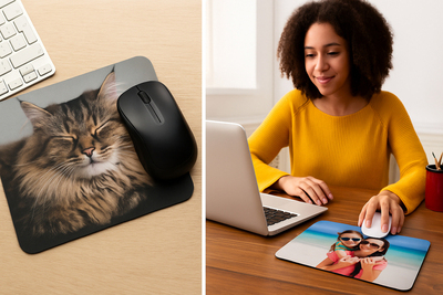 Muismat met eigen foto – perfect cadeau, sublieme print
