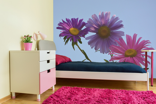 Kinderkamer met fotogeschenk fotobehang