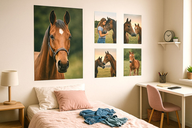 Meisjeskamer met posters