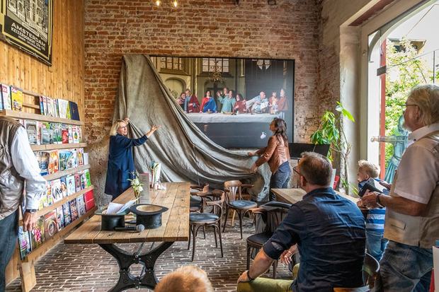 Kunst reproductie op canvas